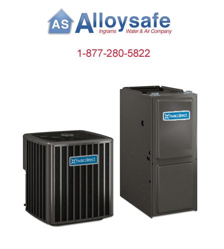 Hvac Direct 13 SEER, 95% AFUE Gas Furnace, 1.5 Ton Split System Air Conditioner