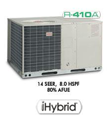 4 Ton 14 SEER Nutone Dual Fuel Package