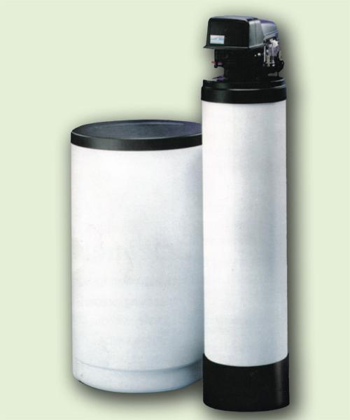 Water Softener 15k gr.255/440i Time Clk.Softener w/Brn.Safety, 7x44"Min.Tnk & 18x33in. Brn Tnk
