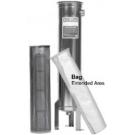 Harmsco BCB-1-2-EXT 304SS Extended Area Bag Filter Housing