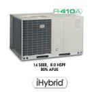 4 Ton 14 SEER Nutone Dual Fuel Package