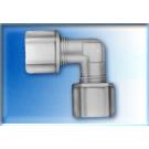 3/8" Union Elbow Fitting with two 3/8" Compression Nuts